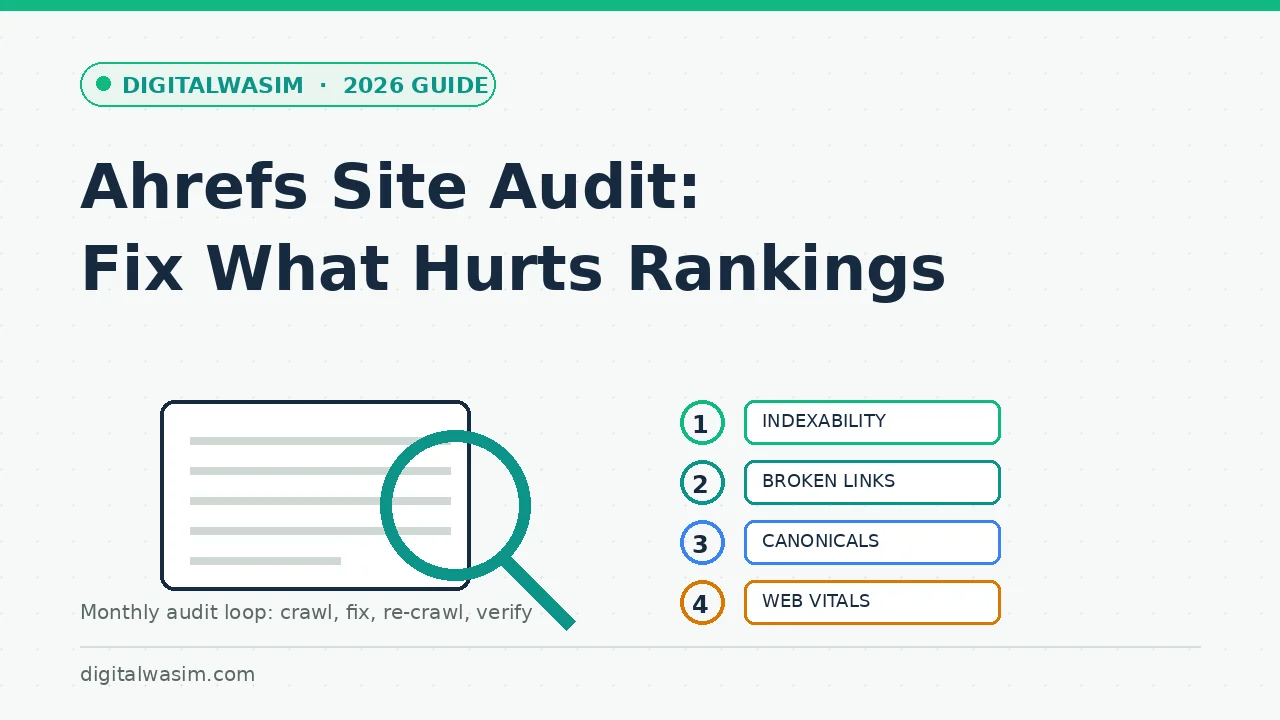 Ahrefs Site Audit: Fix the Errors That Hurt Rankings