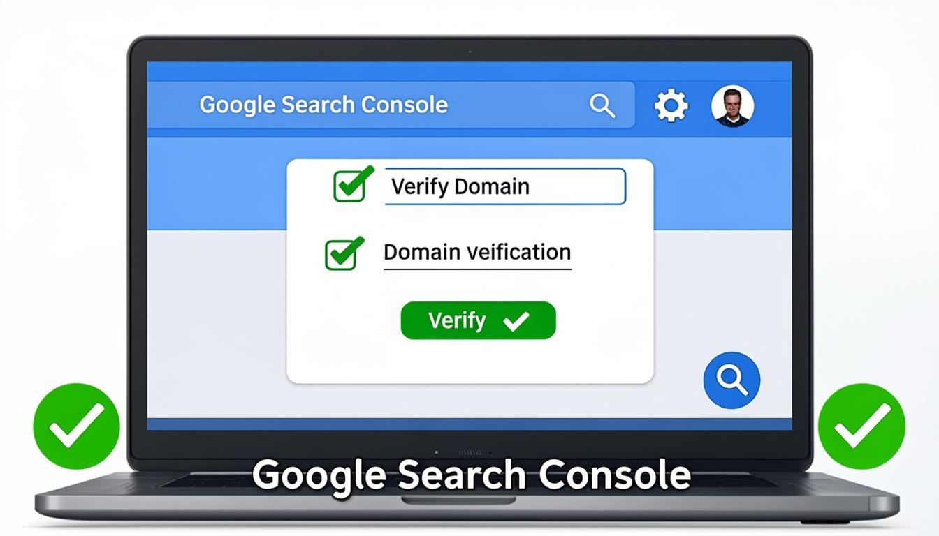 Search Console property setup process