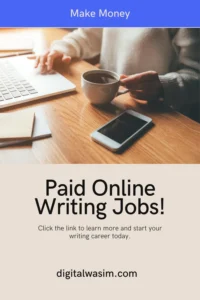 Read more about the article Earn Money from Home: Get Paid for Simple Online Writing Jobs!